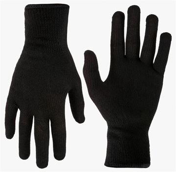 Picture of THERMAL LINER GLOVES BLACK